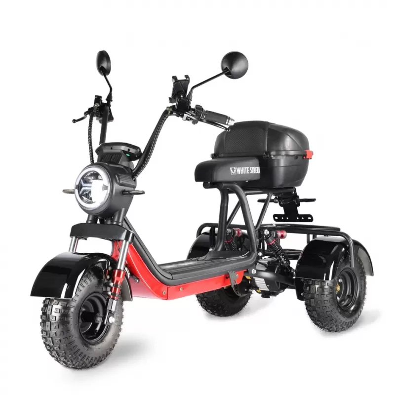 Электробайк WHITE SIBERIA TRIKE MINI 1500W Электробайк WHITE SIBERIA TRIKE MINI 1500W